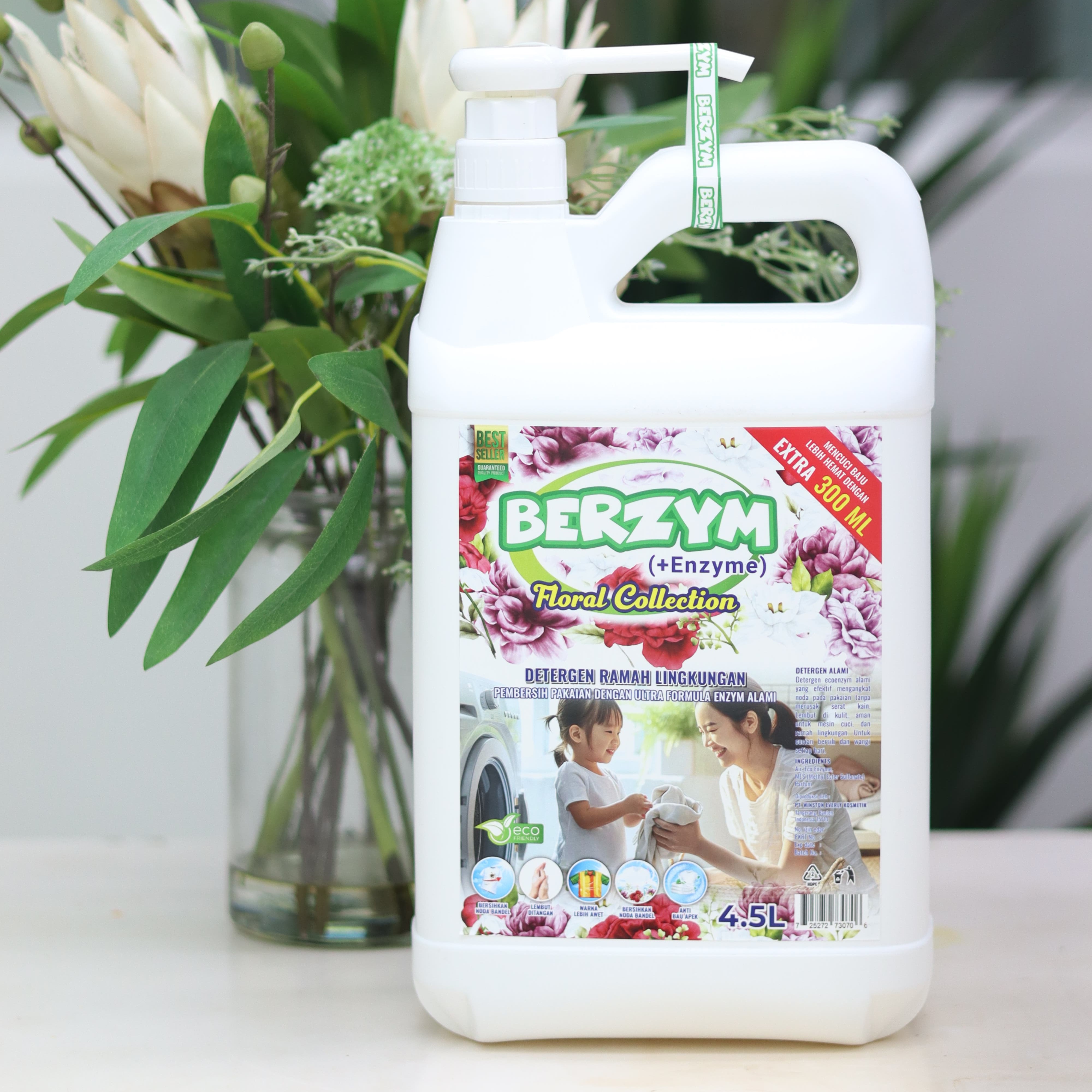 Produk Berzym - Detergen Ramah Lingkungan - 4500ml