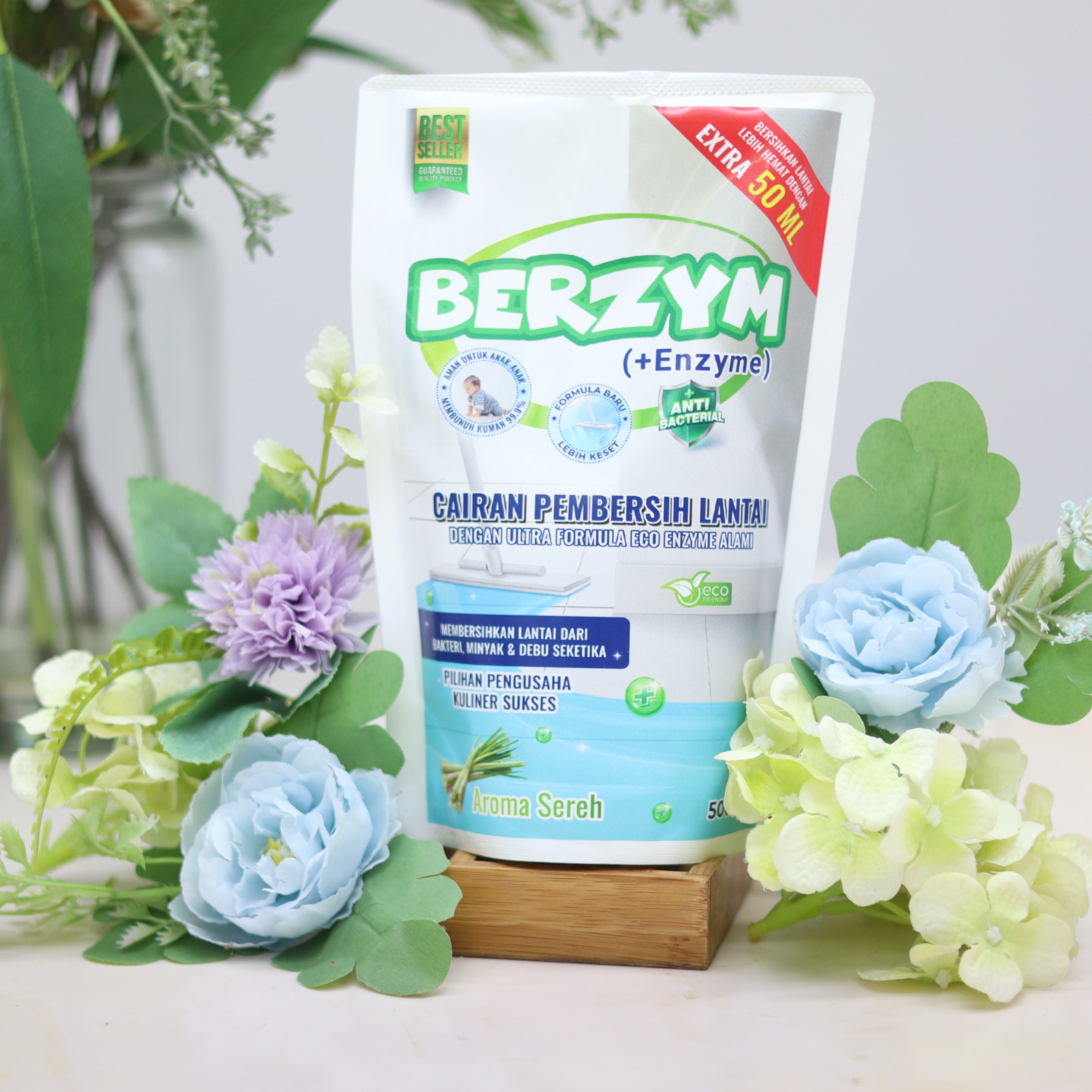 Produk Berzym - Cairan Pembersih Lantai - 500ml